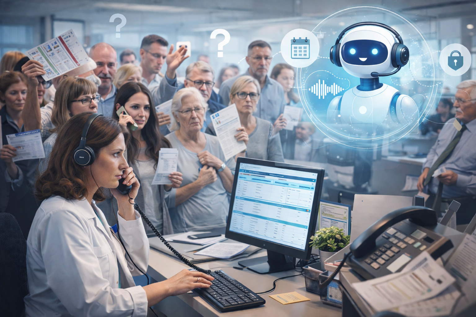 Zwischen Marketingversprechen und Praxisrealität: Ursachen und Hindernisse in der Einführung von KI-Voicebots in administrativen Prozessen grosser Schweizer Arztpraxen